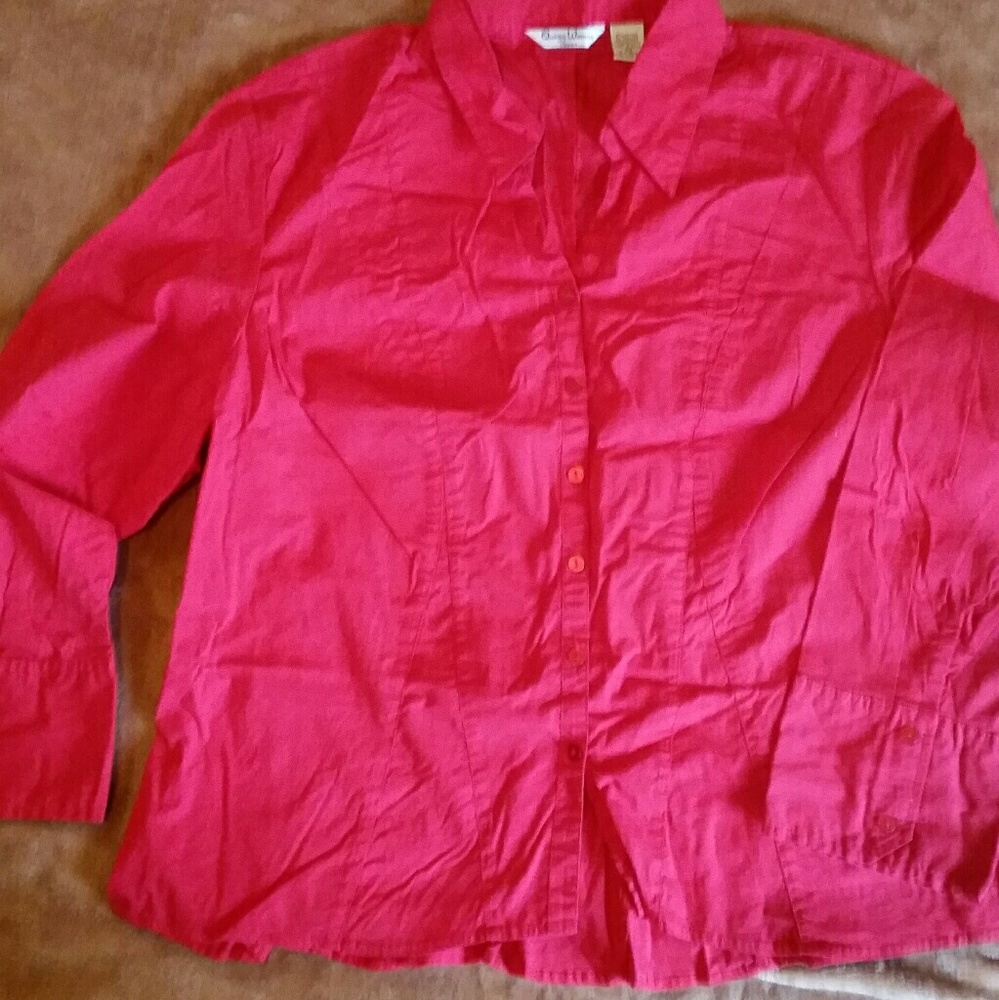 Ladies red power top